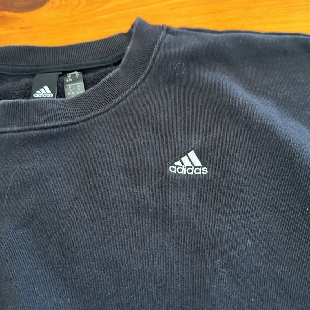 Adidas Black Seasonal Stadium Crewneck Sweatshirt - Picture 8 of 12